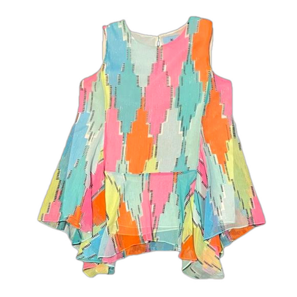 CeCe Tops - CeCe Colorful Tank Blouse